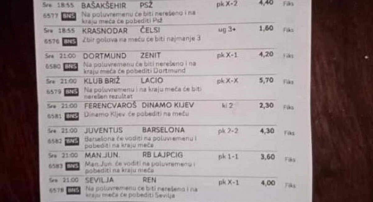 Listić o kojem bruji Srbija. Uložio je siću i u zadnjoj minuti LP-a imao bogatstvo