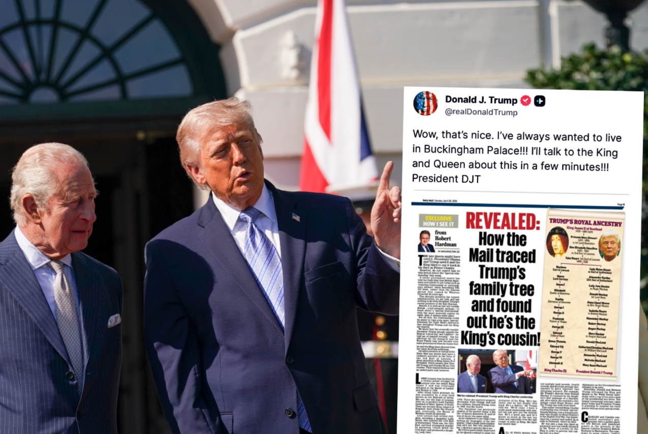 Trump: Charles i ja smo rođaci. Uvijek sam htio živjeti u Buckingamskoj palači!!!