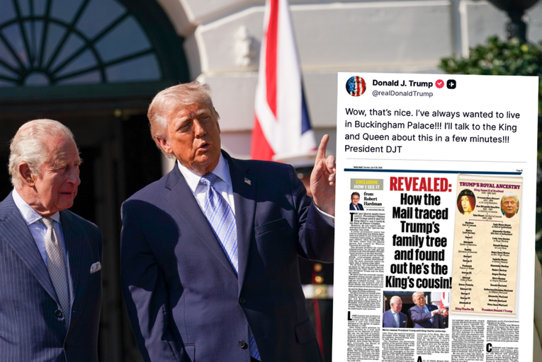 Trump: Charles i ja smo rođaci. Uvijek sam htio živjeti u Buckinghamskoj palači!!!
