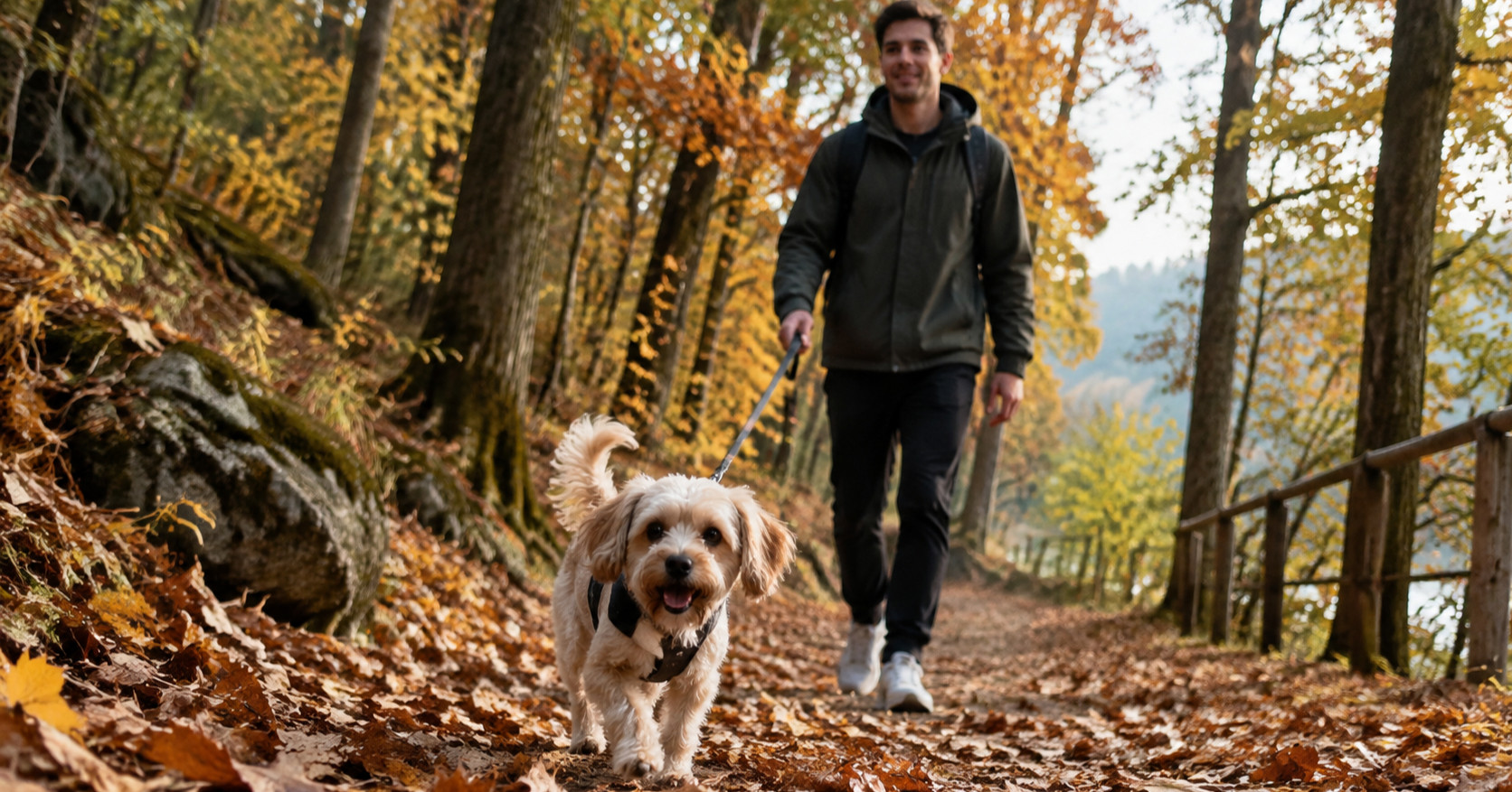 Kako sigurno šetati psa tijekom jeseni? Veterinari otkrili na što paziti