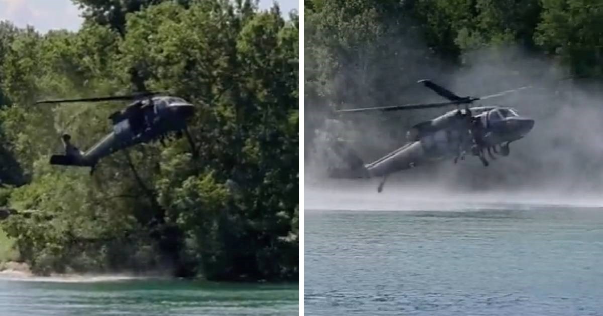 Širi se snimka, Black Hawk na Jarunu zakačio stablo. Oglasio se MORH