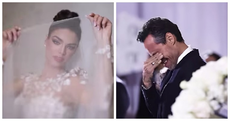 Žena Marca Anthonyja podijelila snimku vjenčanja, rasplakao se kad ju je ugledao