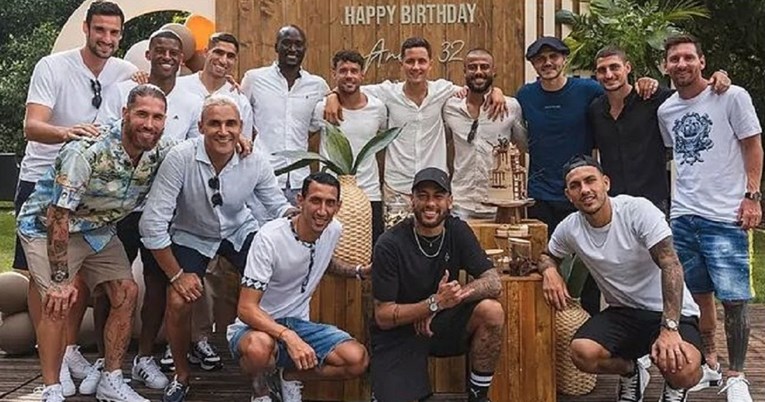 Messi, Ramos, Neymar... Svi su na rođendanu osim Mbappea