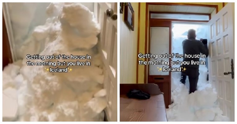 Islanđanin pokazao kako izlazi iz kuće kad padne puno snijega, video je hit