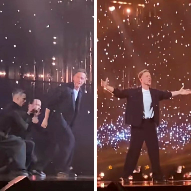 Slovenski predstavnik na probi uoči prve polufinalne večeri dobio udarac u glavu