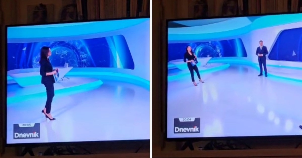 Voditeljica HRT-a nije se mogla prestati smijati u Dnevniku, skoro nasmijala i kolege