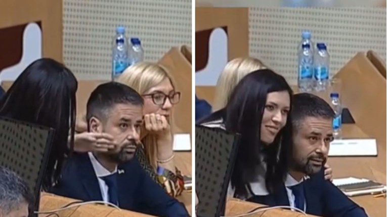 VIDEO Dodikova zastupnica mazi ministra. "Molim kolegicu da mu ne sjedi u krilu"