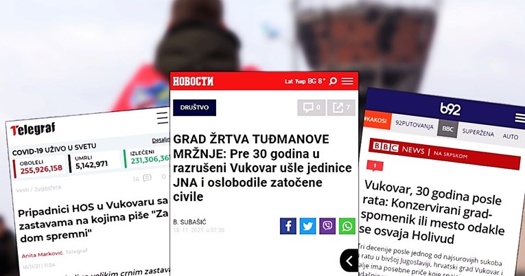 Ovako srpski mediji danas pišu o Vukovaru