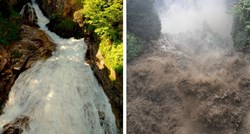VIDEO Pogledajte u što se pretvorio vodopad u Austriji