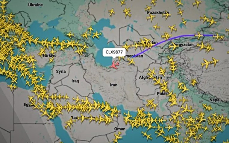 Zabilježena su tri tajanstvena kineska leta prema Iranu. Ne zna se što su prevozili