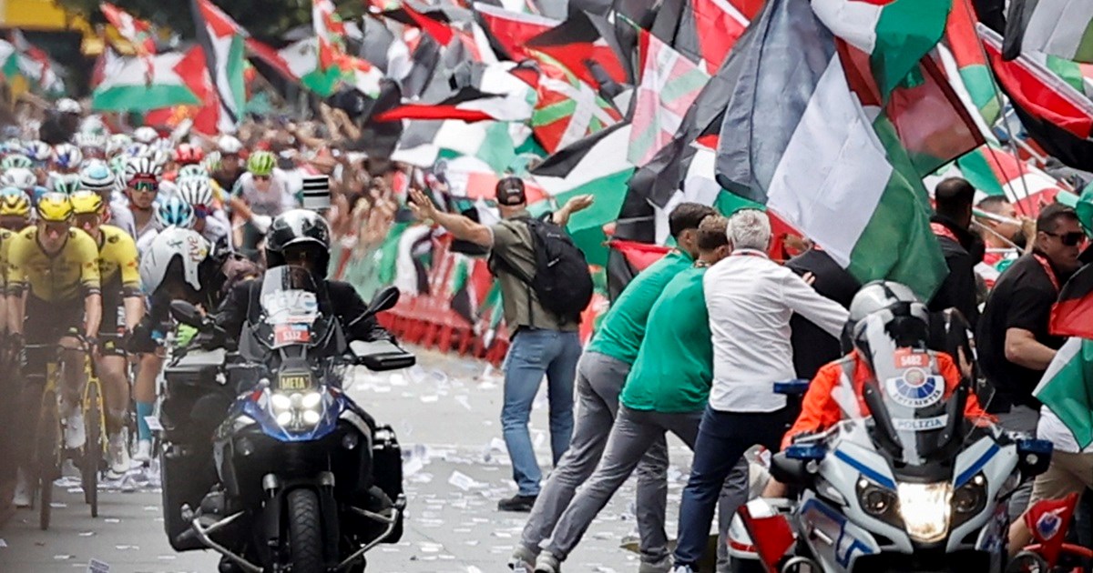 Prosvjednici za Palestinu prekinuli jednu od najvećih biciklističkih utrka na svijetu