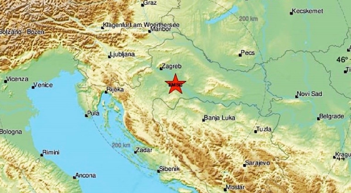U noći potres od 3.7 kod Siska: "Zatresla se cijela kuća"