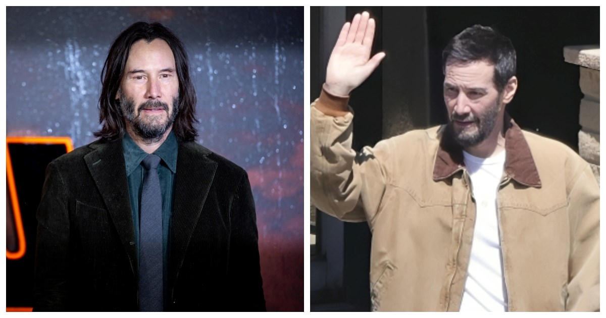 Keanu Reeves snimljen na setu filma u Los Angelesu, promijenio je frizuru