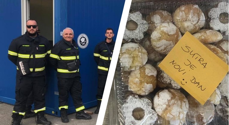 Vatrogasci s Brača donijeli 500 kg kolača za stanovnike Banije: "Niste sami"