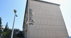 Misteriozan grafit nakon Splita osvanuo i na jednoj zgradi u Šibeniku
