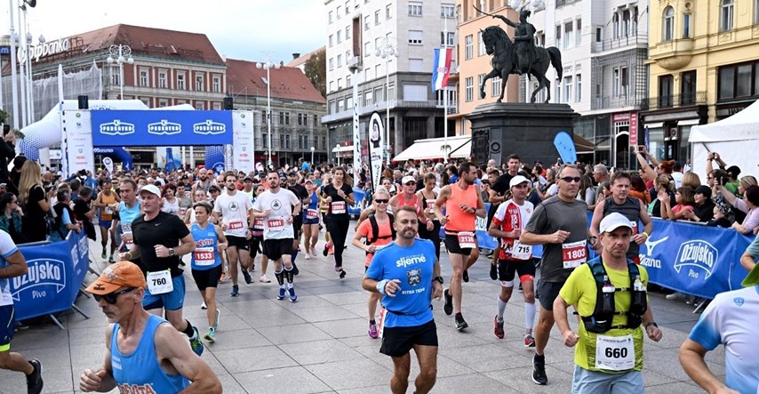 FOTO Sutra se trči maraton u Zagrebu, velik dio centra će biti zatvoren za promet