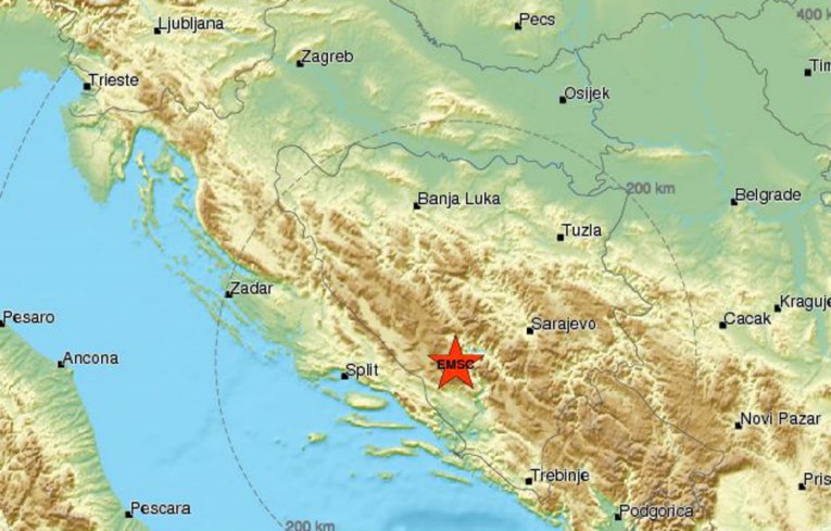 Potres zatresao dio Dalmacije: "Čula se tutnjava"
