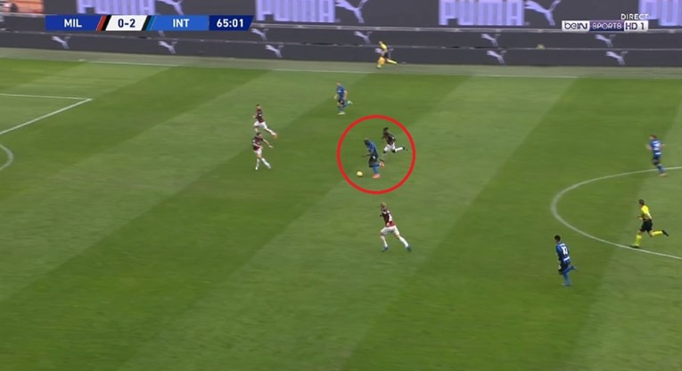 Lukaku se sjurio s centra, probio obranu Milana i zakucao za 3:0. Pogledajte pogodak
