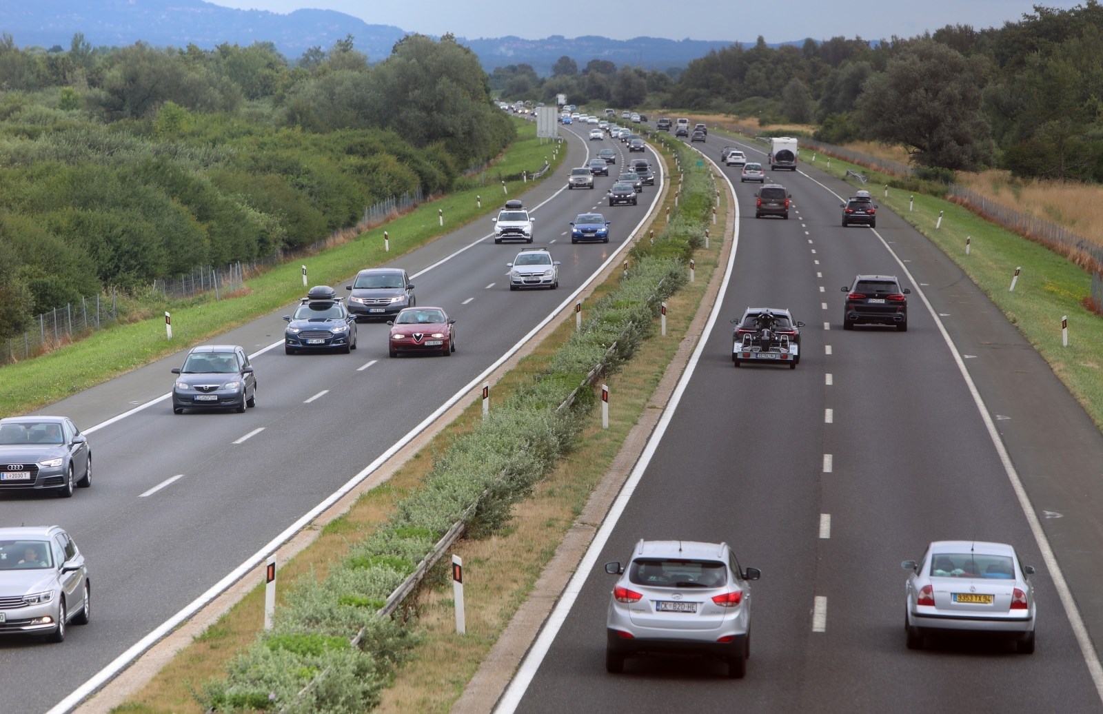Na A1 kod Otočca ograničenje brzine, dogodila se prometna nesreća