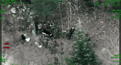 Policija objavila snimku izvlačenja migranata iz minskog polja, jedan je poginuo