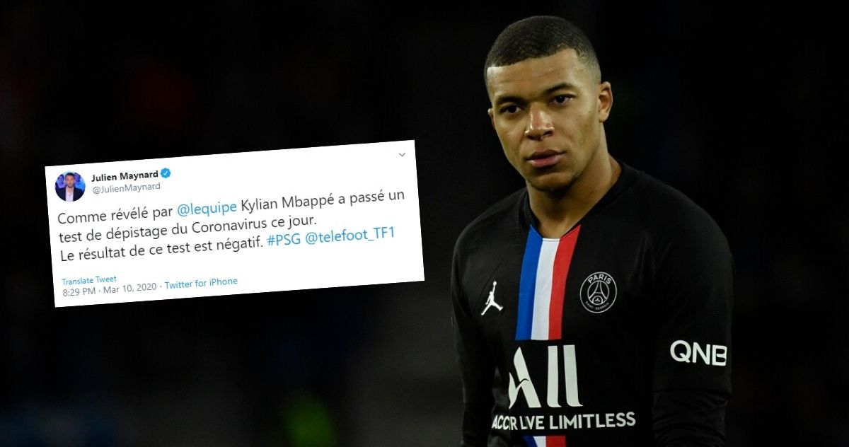 Mbappe nema koronavirus? Francuski novinar tvrdi da su poznati rezultati testa