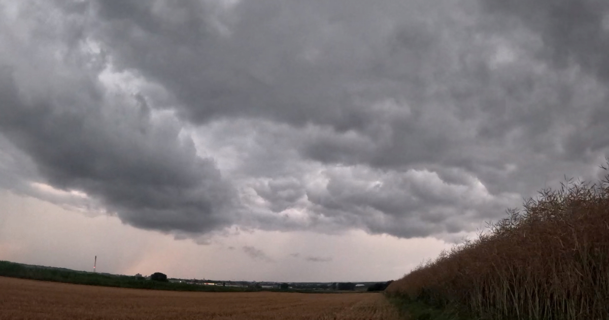 VIDEO Pogledajte timelapse dolaska nevremena iz Mađarske prema Podravini