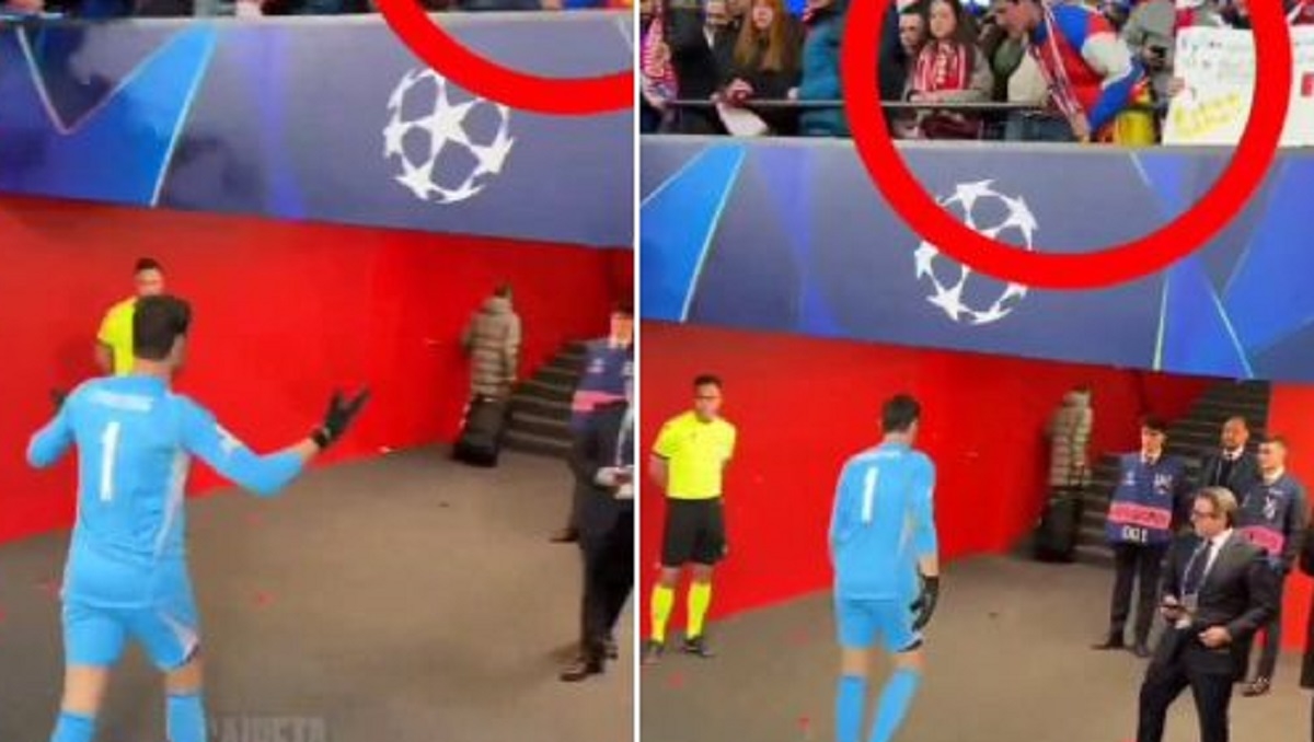 Navijač Atletica pljuvao Courtoisa dok je ulazio u tunel Metropolitana