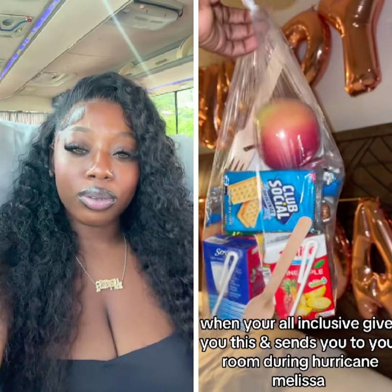 Pokazala je obrok koji je dobila usred uragana na Jamajci, ljudi pišu: Nezahvalna si