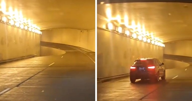 VIDEO Zbog optičke iluzije ljudi koče i u strahu prolaze kroz tunel