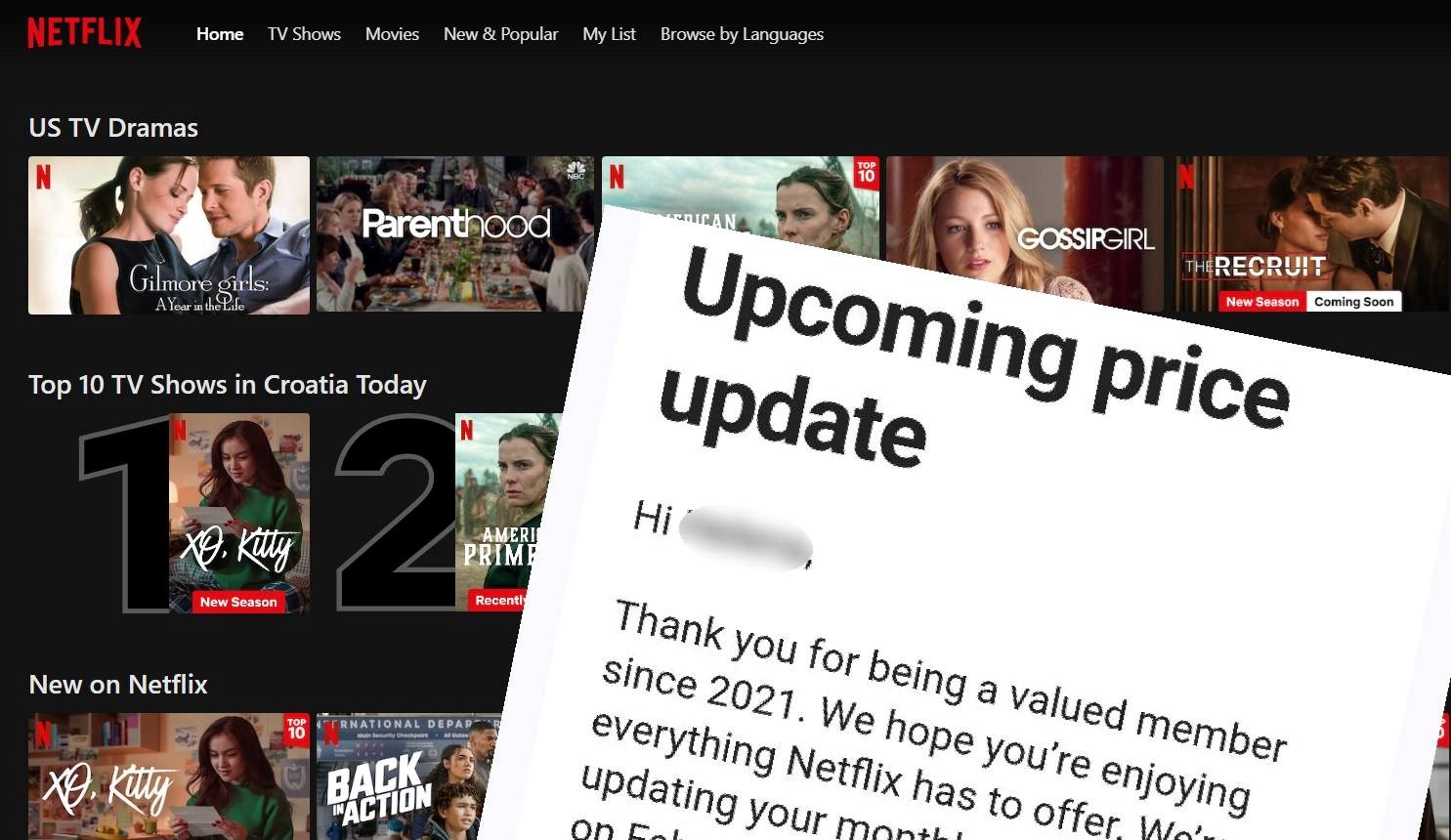 Netflix Hrvate obavijestio o novim cijenama. Hoćete li otkazati pretplatu?