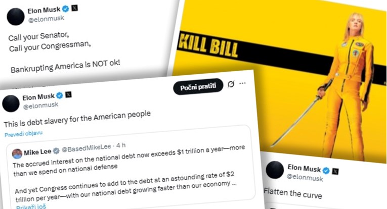 Musk žestoko napada Trumpov proračun, objavio je hrpu tvitova