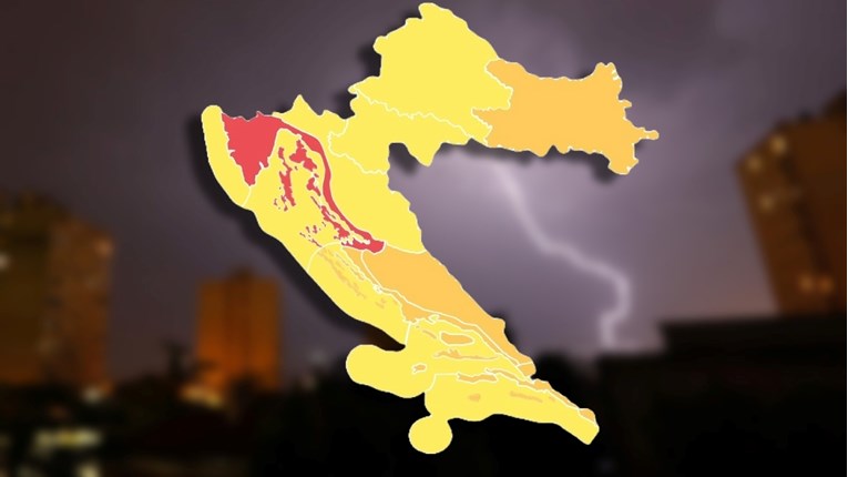 Nakon izvanredne objave, DHMZ upalio crveni alarm za dvije regije