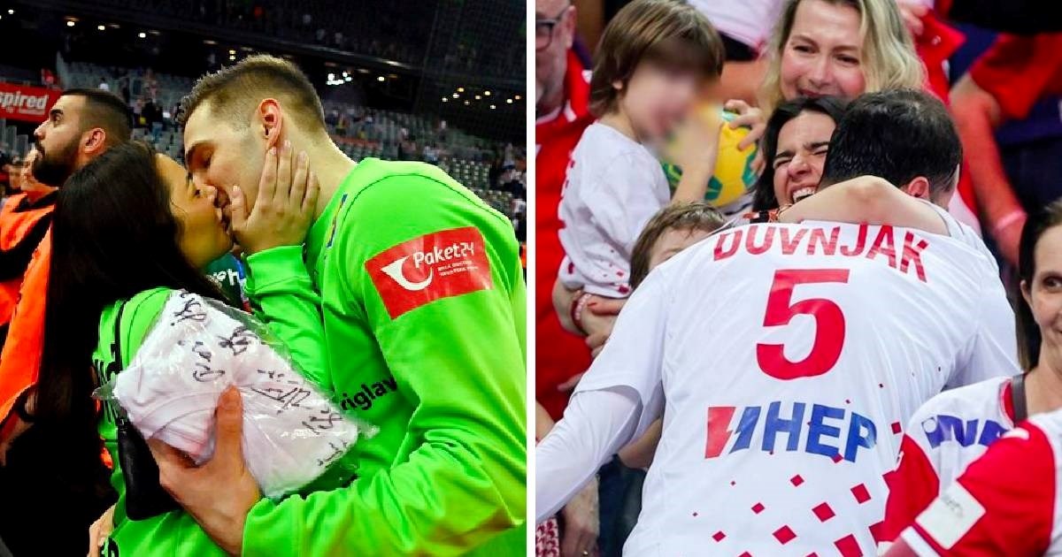 Nakon pobjede trče k njima na tribine. Najveća podrška hrvatskih rukometaša