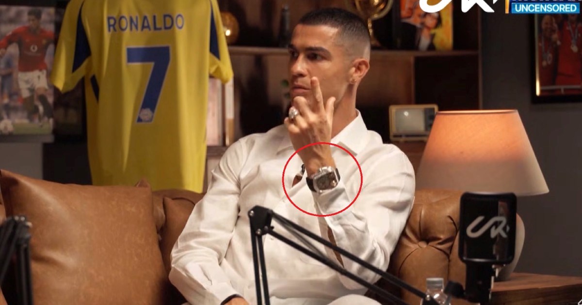 Evo koliko košta sat koji je Ronaldo nosio tijekom intervjua s Piersom Morganom