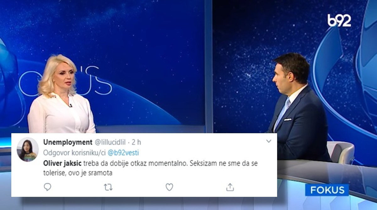 Bijesni Srbi traže otkaz za voditelja koji je liječnici postavio seksističko pitanje