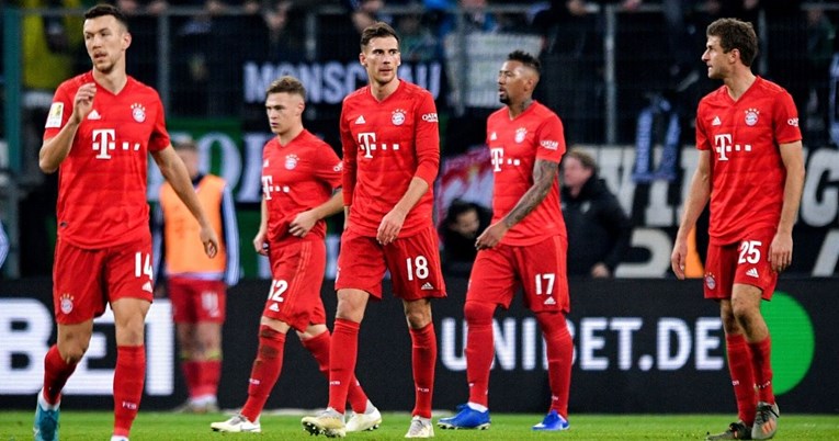 GLADBACH - BAYERN 2:1 Drugi uzastopni poraz Bayerna, prvo mjesto mu je sve dalje