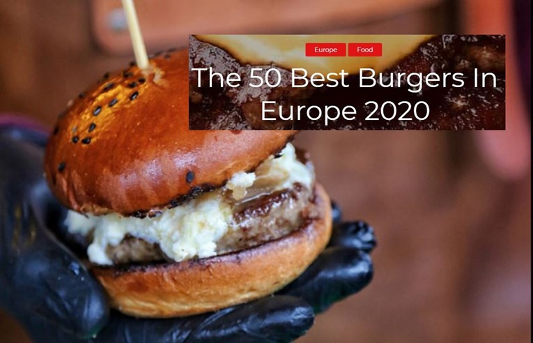 Ovaj burger iz Hrvatske proglašen jednim od najboljih 50 u Europi