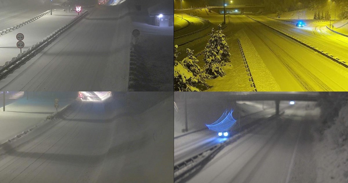 Autocesta prema moru zametena snijegom, za kamione zatvoreni svi smjerovi prema moru