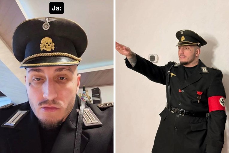 Vuk Mob pozirao u nacističkoj uniformi i vrijeđao Židove. Instagram uklonio objave