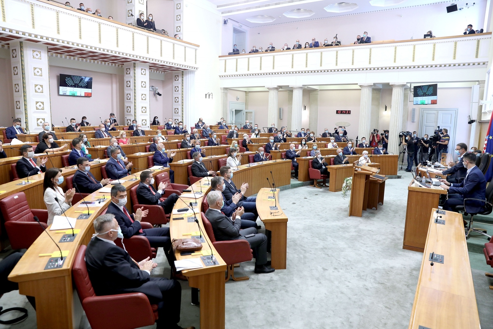 Jandroković izabran za predsjednika sabora. Stigli novi zastupnici Puljak, Krišto...