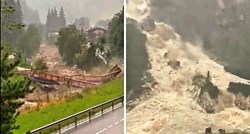 VIDEO Snažna oluja raznijela mostove u Južnom Tirolu