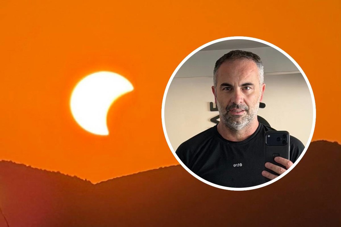 Joško Lokas fotkao pomrčinu Sunca iznad Hrvatske i podijelio kadrove