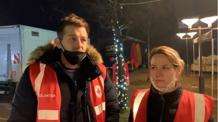 Volonterski par petrinjskog Crvenog križa: Pozivamo ljude da se suzdrže od pohlepe