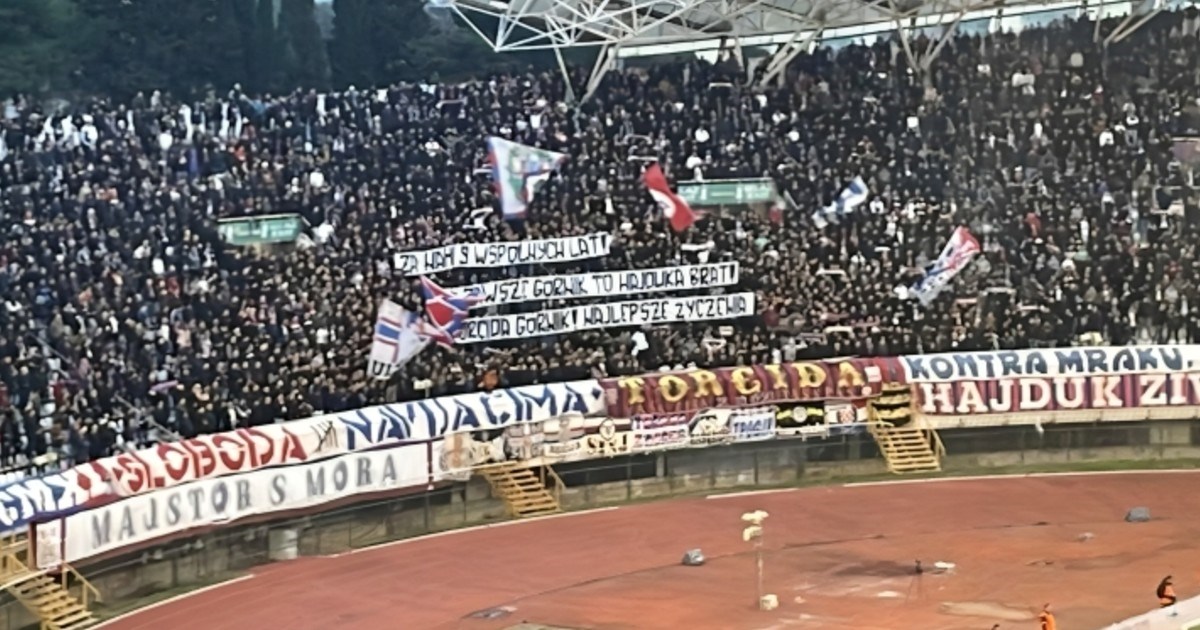 Torcida protiv Rijeke podigla transparent na poljskom. Evo o čemu se radi