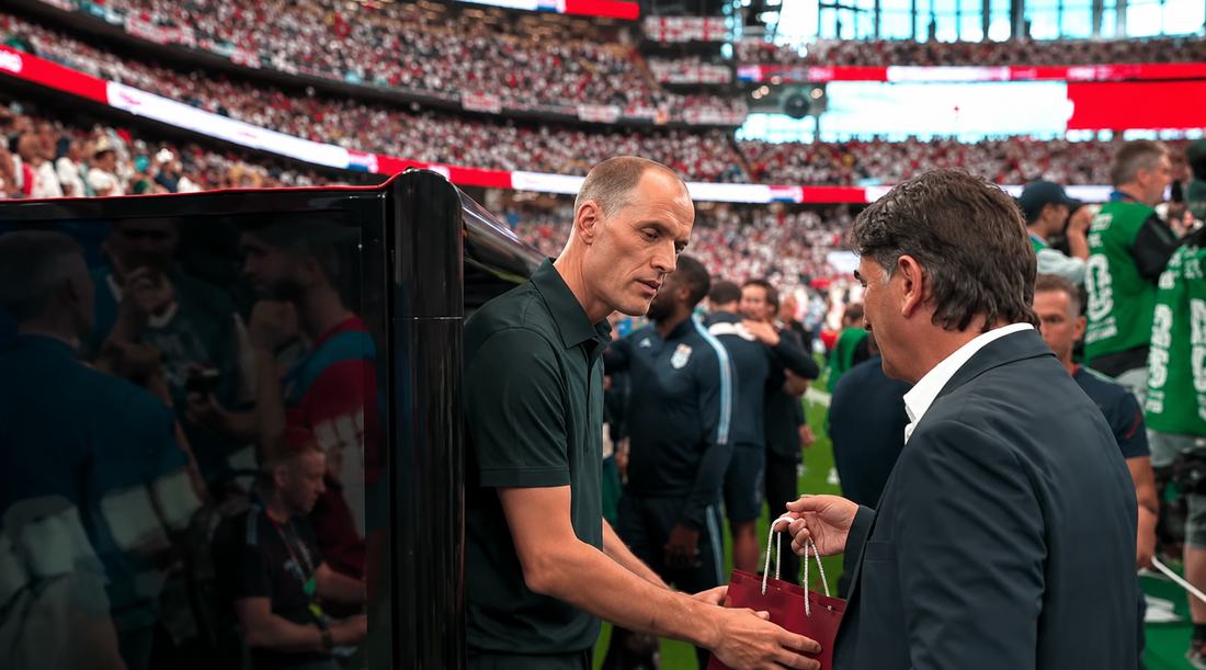 Dalić Tuchelu prije tekme poklonio vrećicu. Što mislite da je bilo unutra?