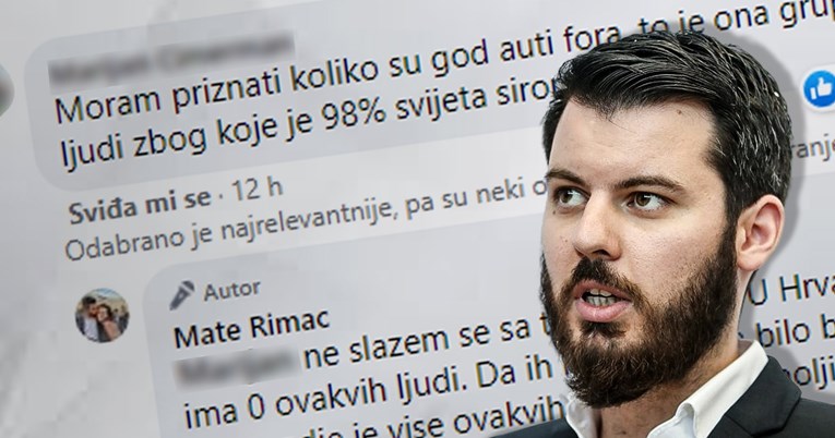 Rimcu pišu da je zbog vlasnika skupih auta "98% svijeta siromašno". Brzo je odgovorio