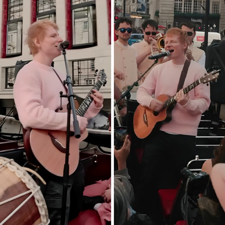 VIDEO Ed Sheeran nastupio na ulici i oduševio prolaznike