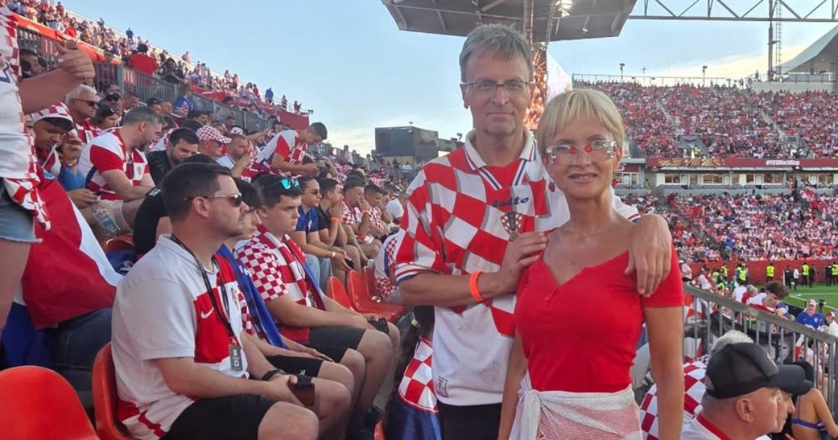 Saša Kopljar sa suprugom pratio utakmicu u Torontu, podijelio fotografiju s tribina