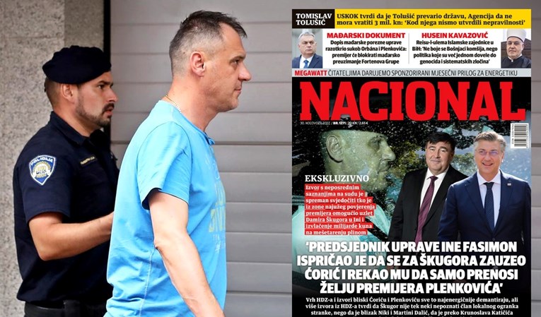 Nacional: Kod šefa Ine se za Škugora zauzeo Ćorić i rekao da prenosi želju Plenkovića