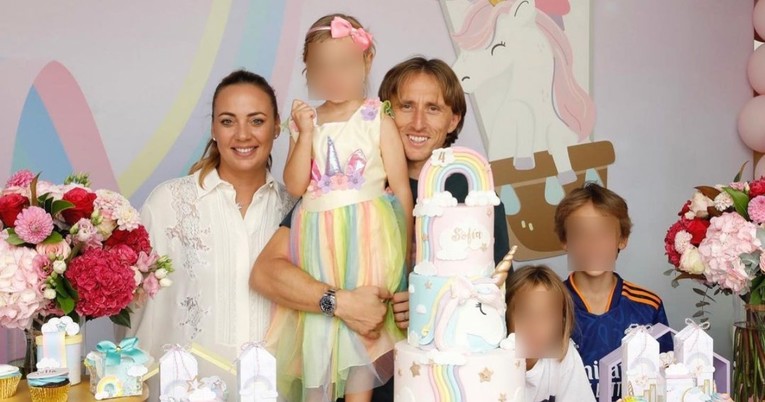 Luka Modrić objavio fotke s proslave rođendana svoje kćerkice: "Puno te volimo"